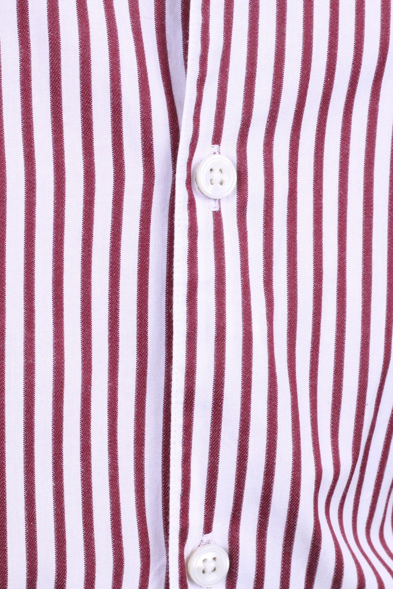 GAP Clothing Mens XL Casual Shirt Striped Cotton White