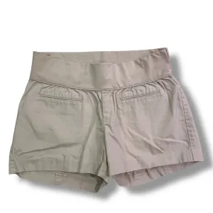 Gap Size 8 Khaki Elastic Band Maternity Shorts