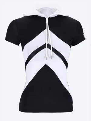 Gaultier patch hood baby t-shirt