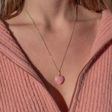 Gemma Pink Opal Necklace