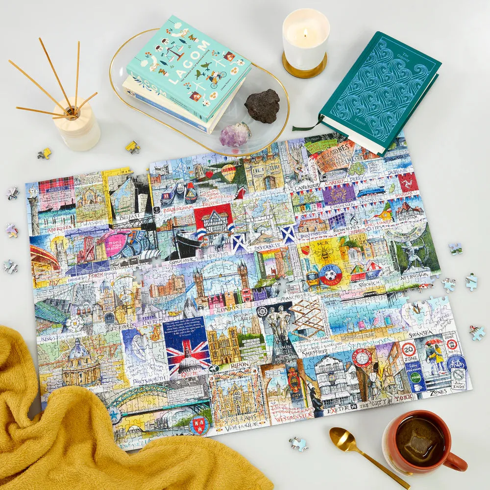 Gibsons Bright Lights & Big Cities 1000 Piece Jigsaw Puzzle