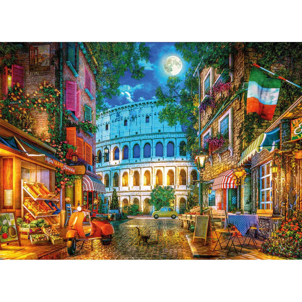 Gibsons Colossuem by Moonlight 1000 Piece Jigsaw Puzzle