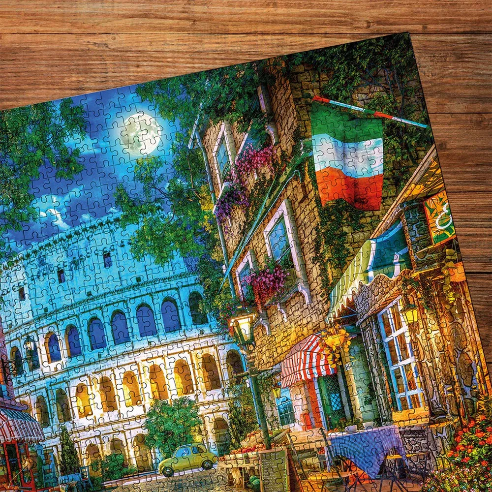 Gibsons Colossuem by Moonlight 1000 Piece Jigsaw Puzzle