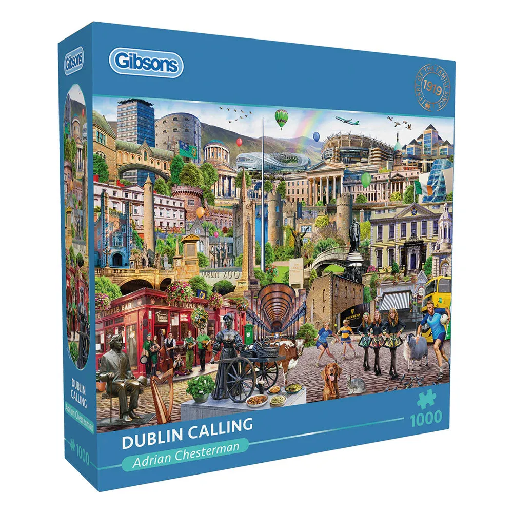 Gibsons Dublin Calling 1000 Piece Jigsaw Puzzle