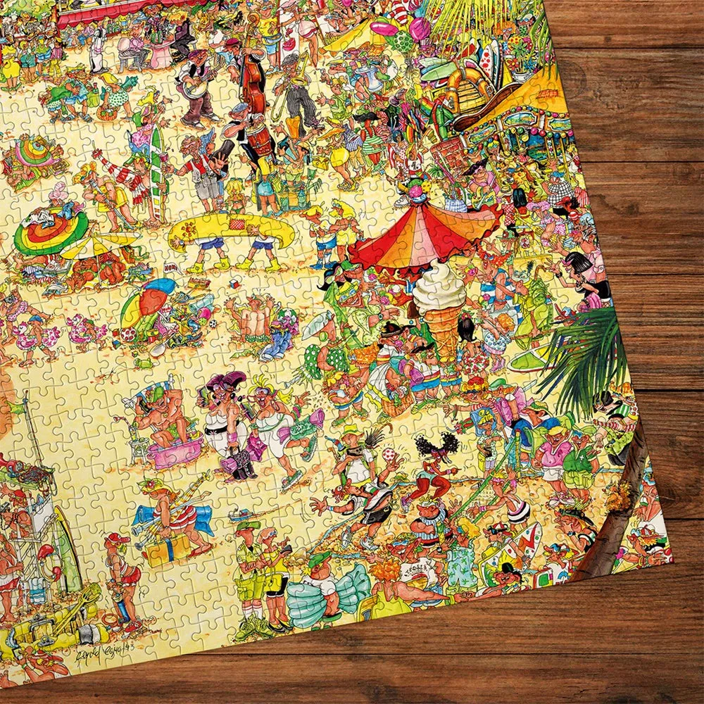 Gibsons Jokesaw: Seaside shenanigans 1000 Piece Jigsaw Puzzle