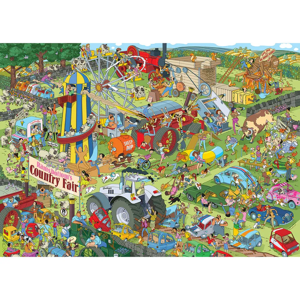 Gibsons Jokesaws: Country Show Chaos 1000 Piece Jigsaw Puzzle