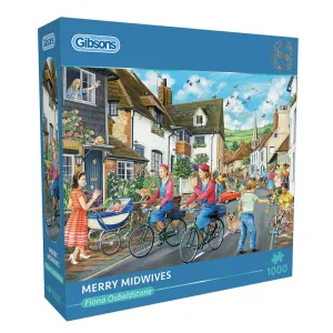 Gibsons Merry Midwives 1000 Piece Jigsaw Puzzle