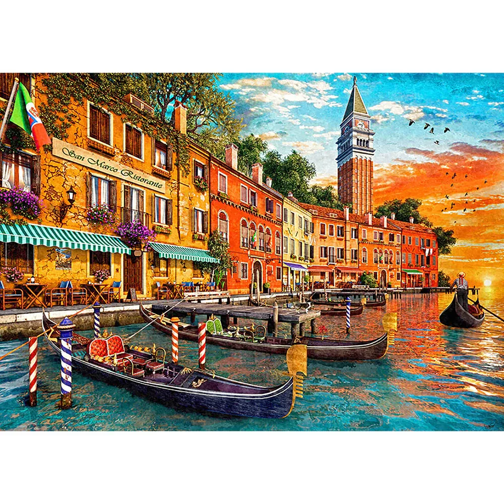 Gibsons San Macro Sunset 1000 Piece Jigsaw Puzzle