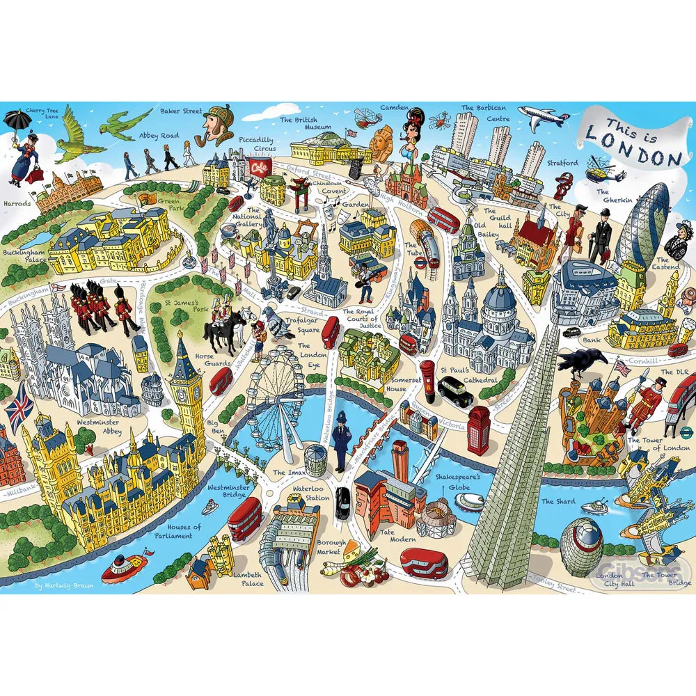 Gibsons This is London 500 Piece Jigsaw Puzzle