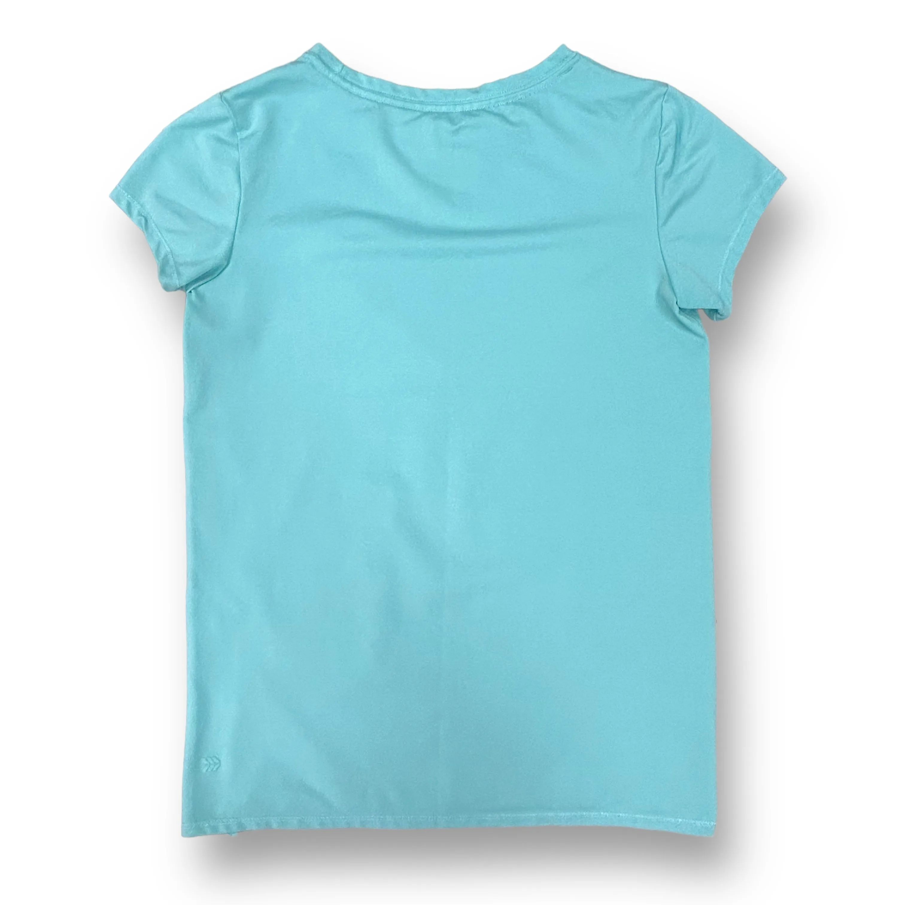 Girls All in Motion Size 10/12 Mint Green Short Sleeve Athletic Shirt