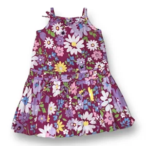 Girls Baby Gap Size 6-12 Months Floral Print Spaghetti Strap Dress