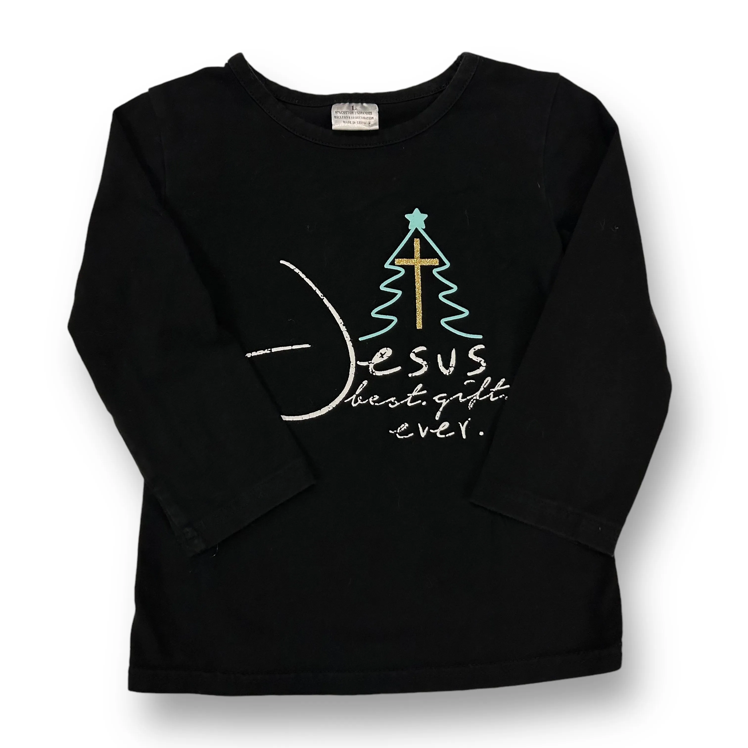 Girls Boutique Size 4/5 Jesus Best Gift Ever Christmas Shirt