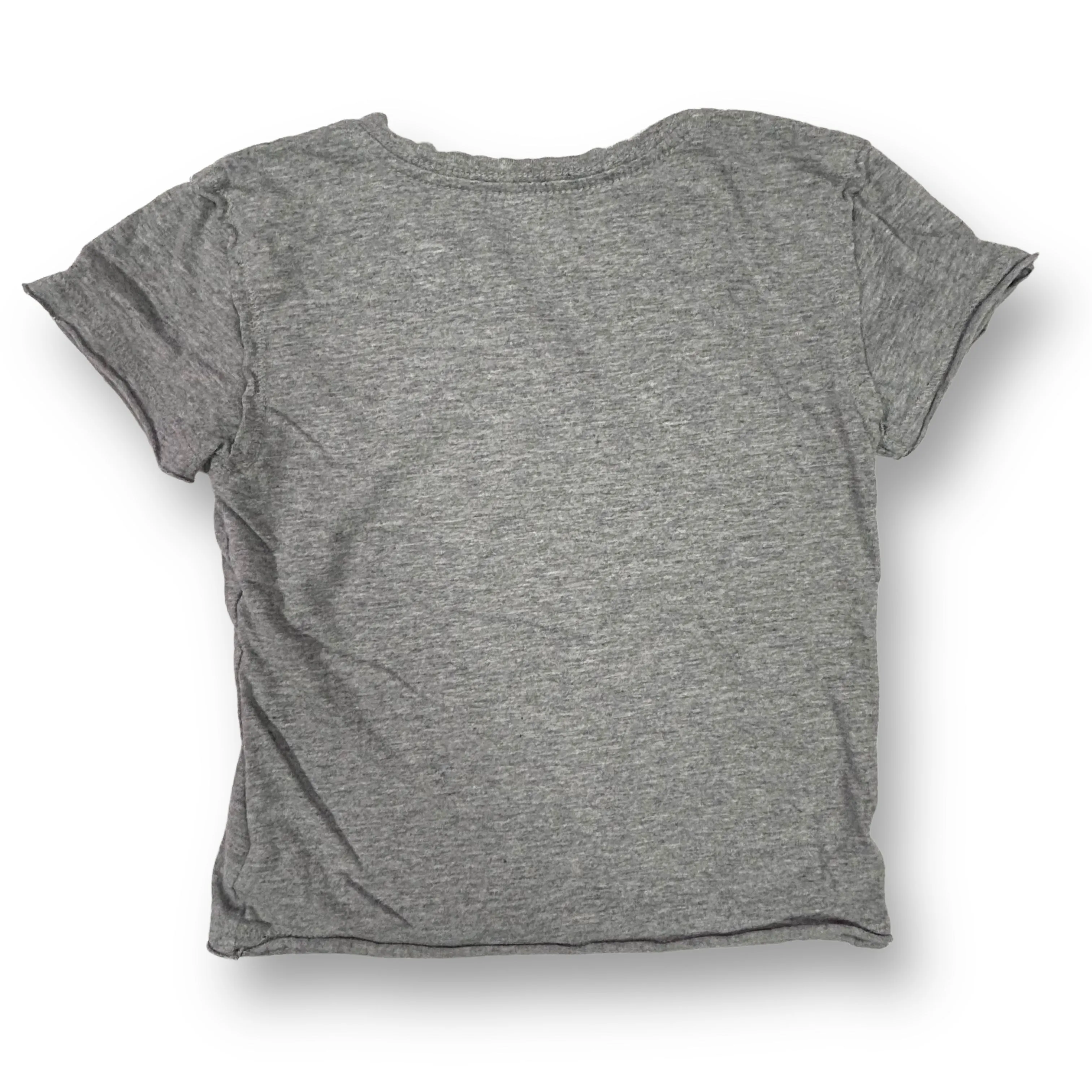Girls Burt's Bees Size 18 Months Gray Short Sleeve V-Neck Tee
