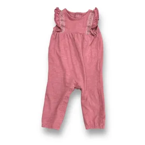 Girls Carter's Size 12 Months Dusty Rose Ruffle Sleeve One-Piece