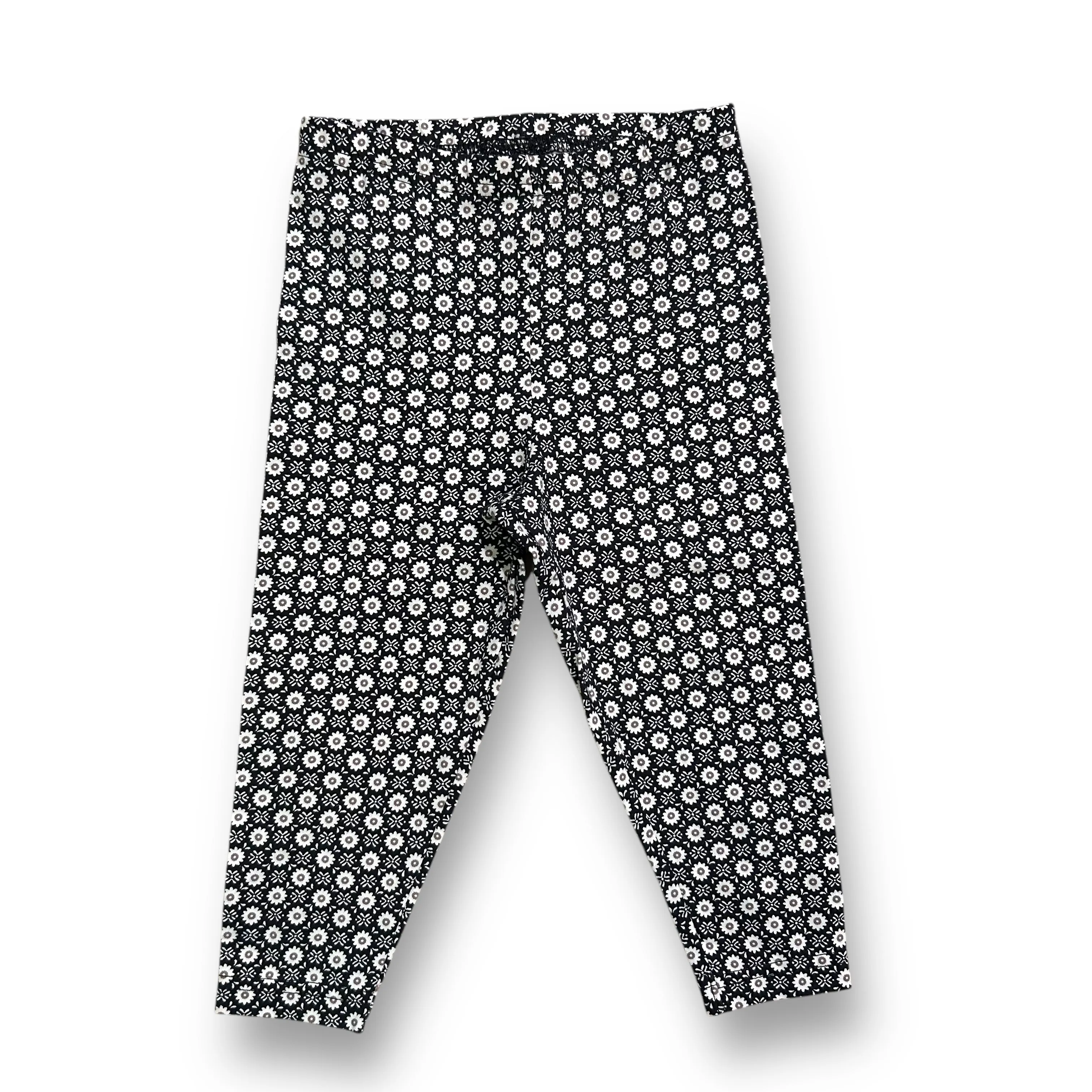 Girls Carter's Size 24 Months Black Print Everyday Comfy Leggings
