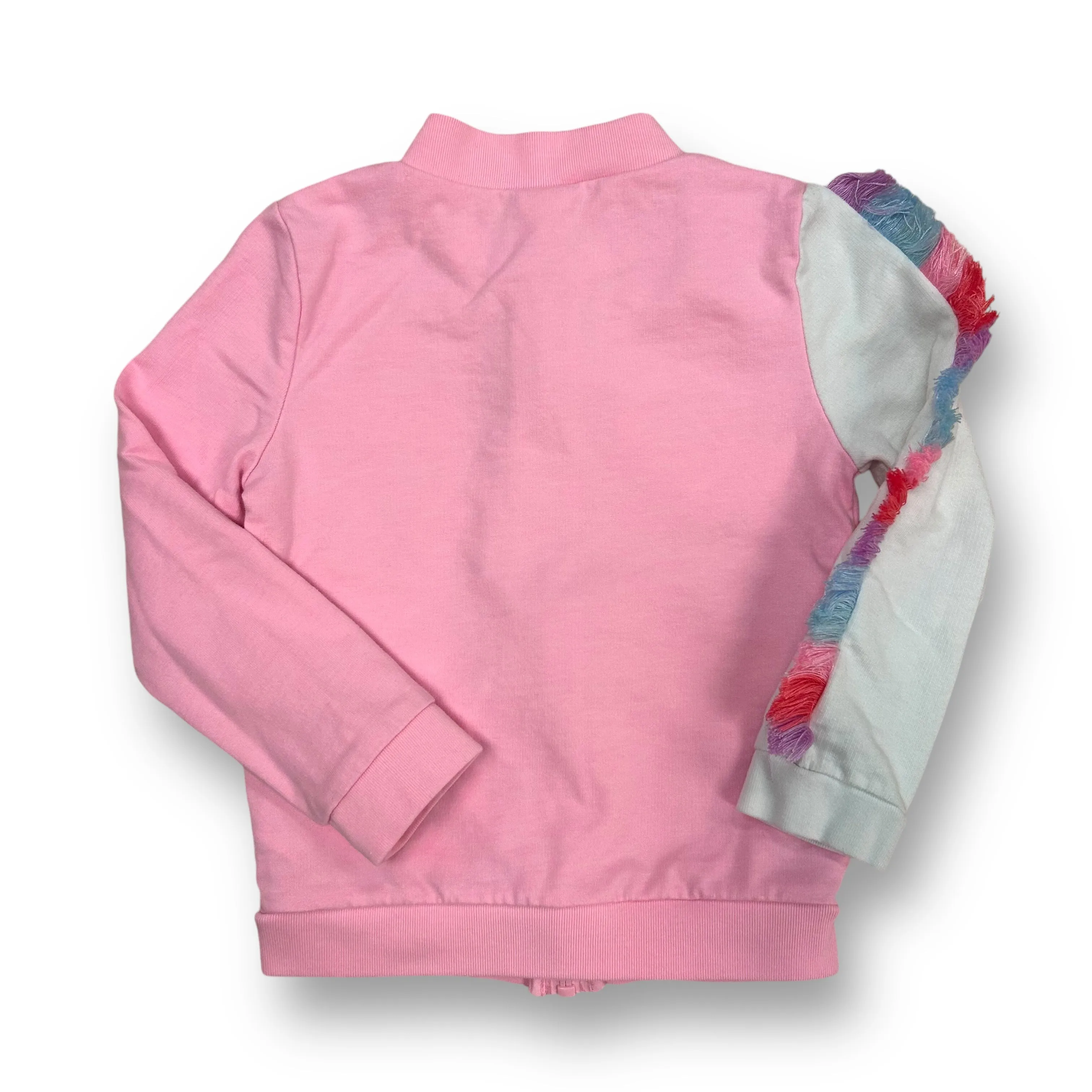 Girls Carter's Size 4T Pink 3D Unicorn Zippered Sweatshirt