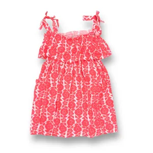 Girls Carter's Size 7 Hot Pink Floral Pocket Sun Dress