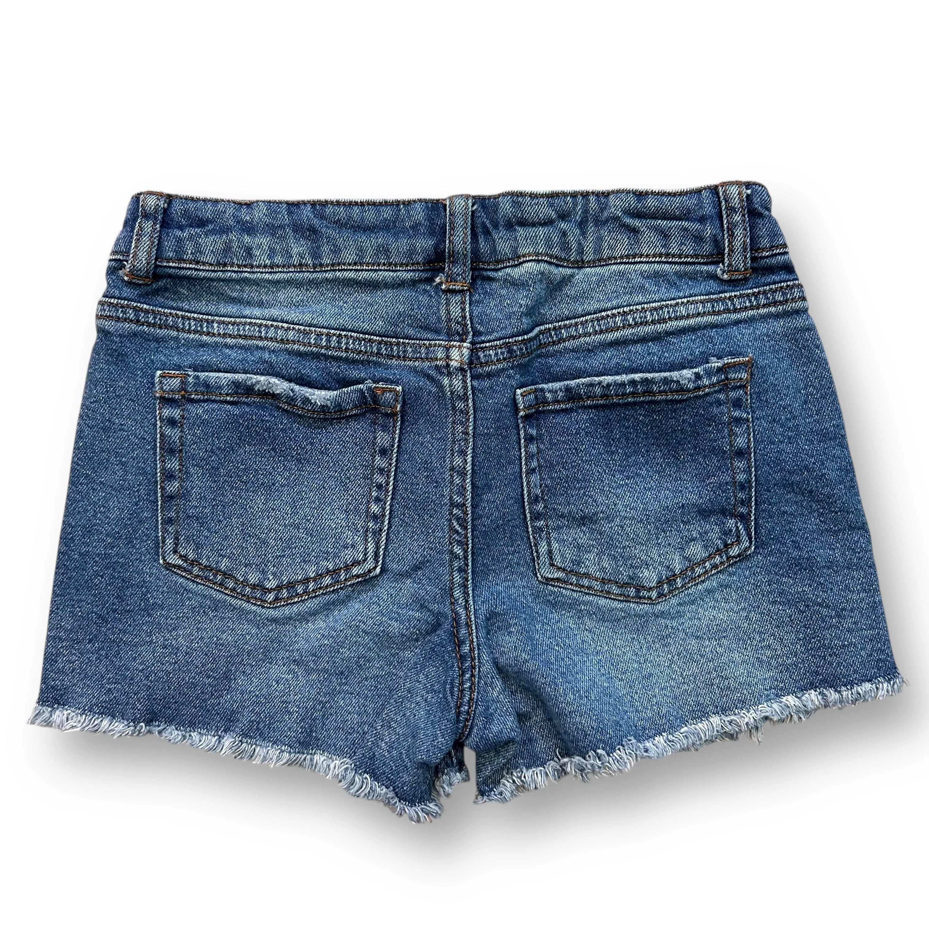 Girls Cat & Jack Size 10/12 Adjustable Waist Stretch Denim Shorts