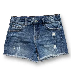 Girls Cat & Jack Size 10/12 Adjustable Waist Stretch Denim Shorts