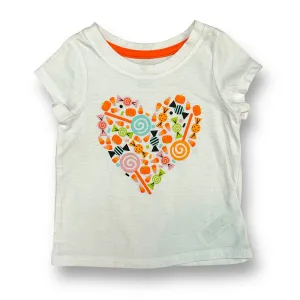 Girls Cat & Jack Size 12 Months White Halloween Candy Corn Shirt