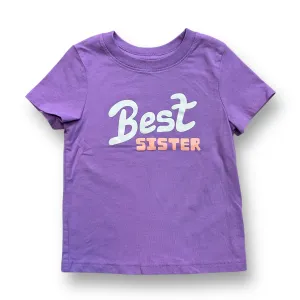 Girls Cat & Jack Size 2T Lavender Best Sister T-Shirt