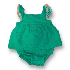 Girls Cat & Jack Size 3-6 Months Emerald Spaghetti Strap One-Piece