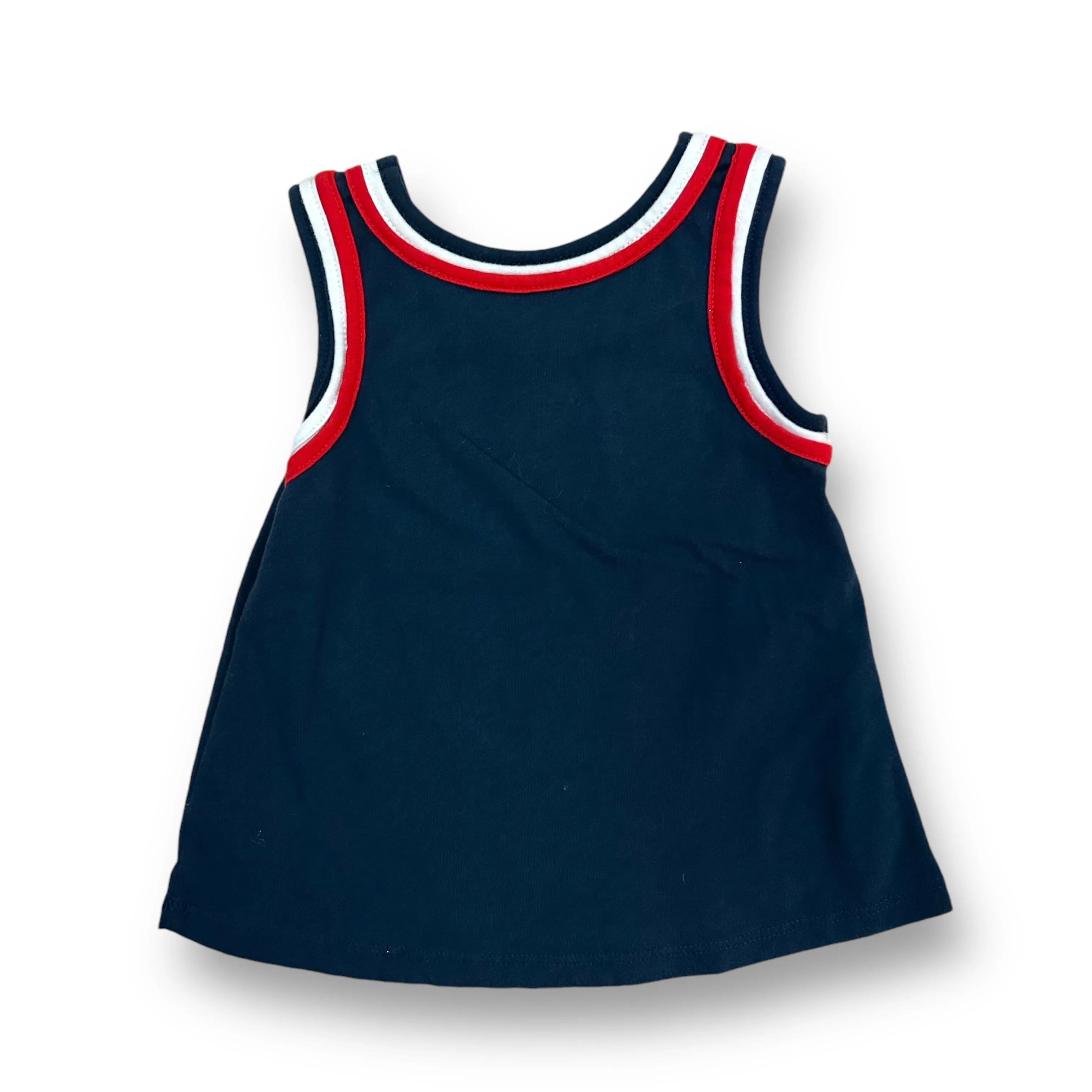 Girls Celebrate! Size 2T Red White Blue 4th of July Tank Top