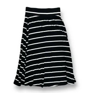 Girls Cherokee Size 4/5 Black Striped Full Length Twirl Skirt