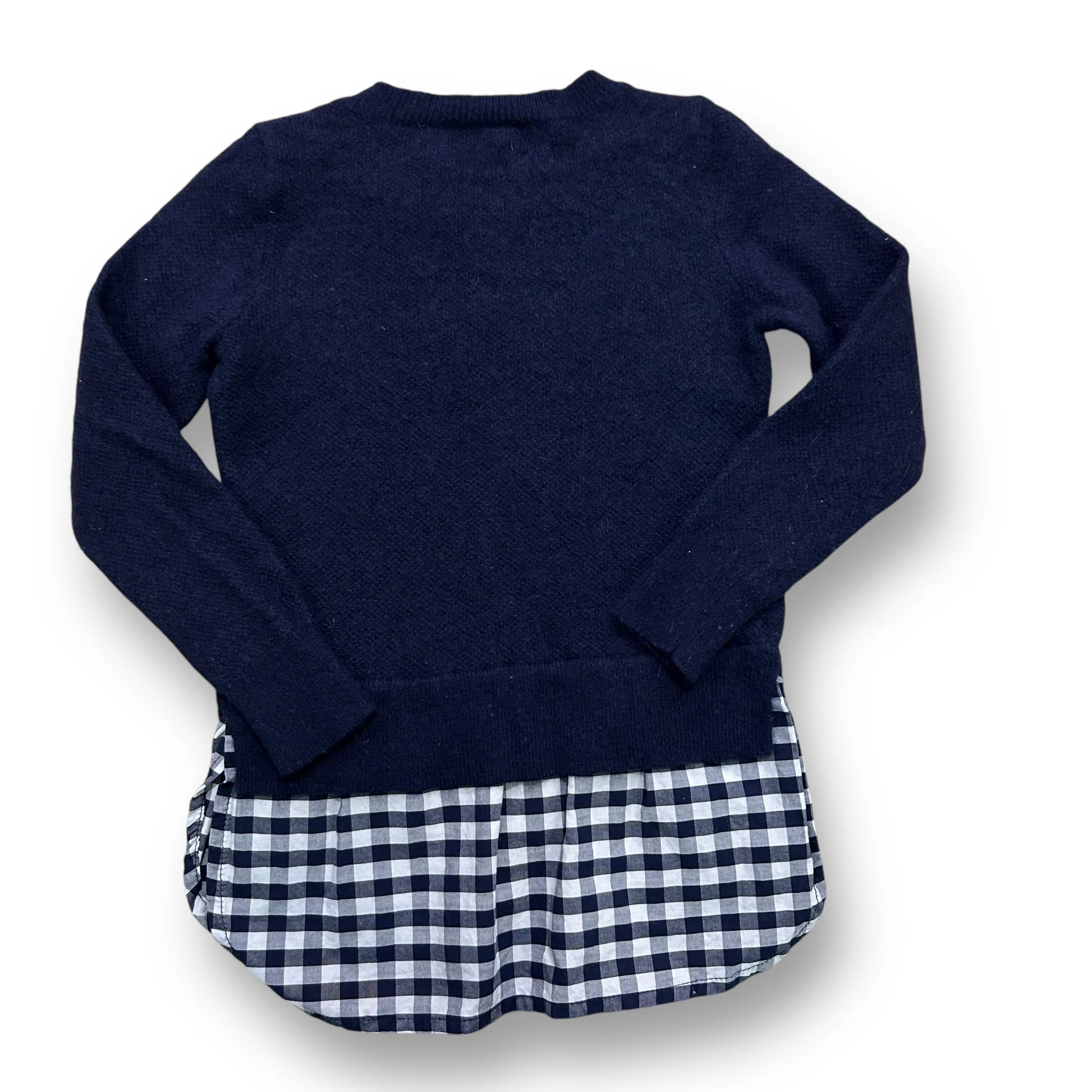Girls Crewcuts Size 4/5 Navy Layered Look Blouse & Sweater