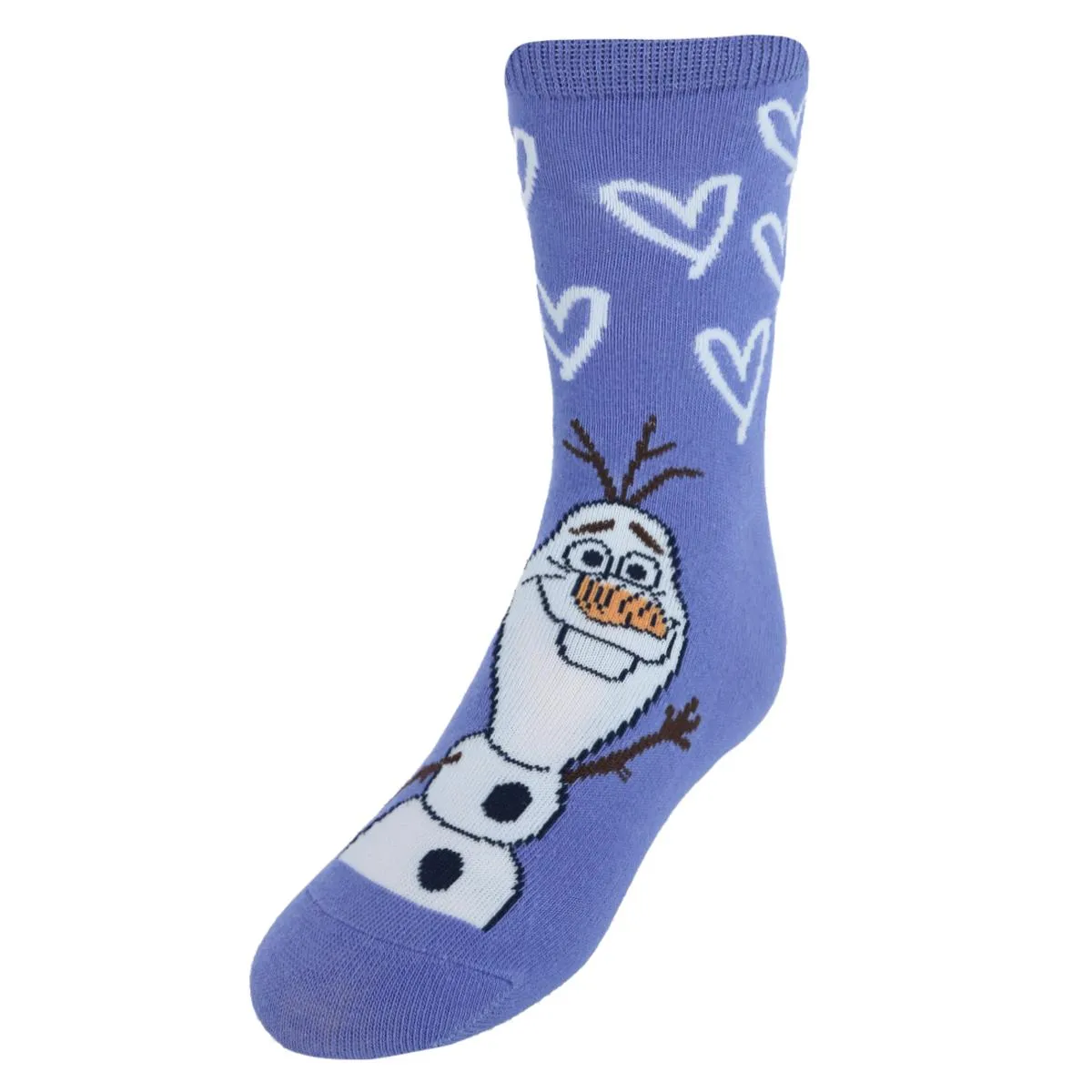 Girl's Disney Frozen Anna  Elsa and Olaf Soft Socks (3-Pack)