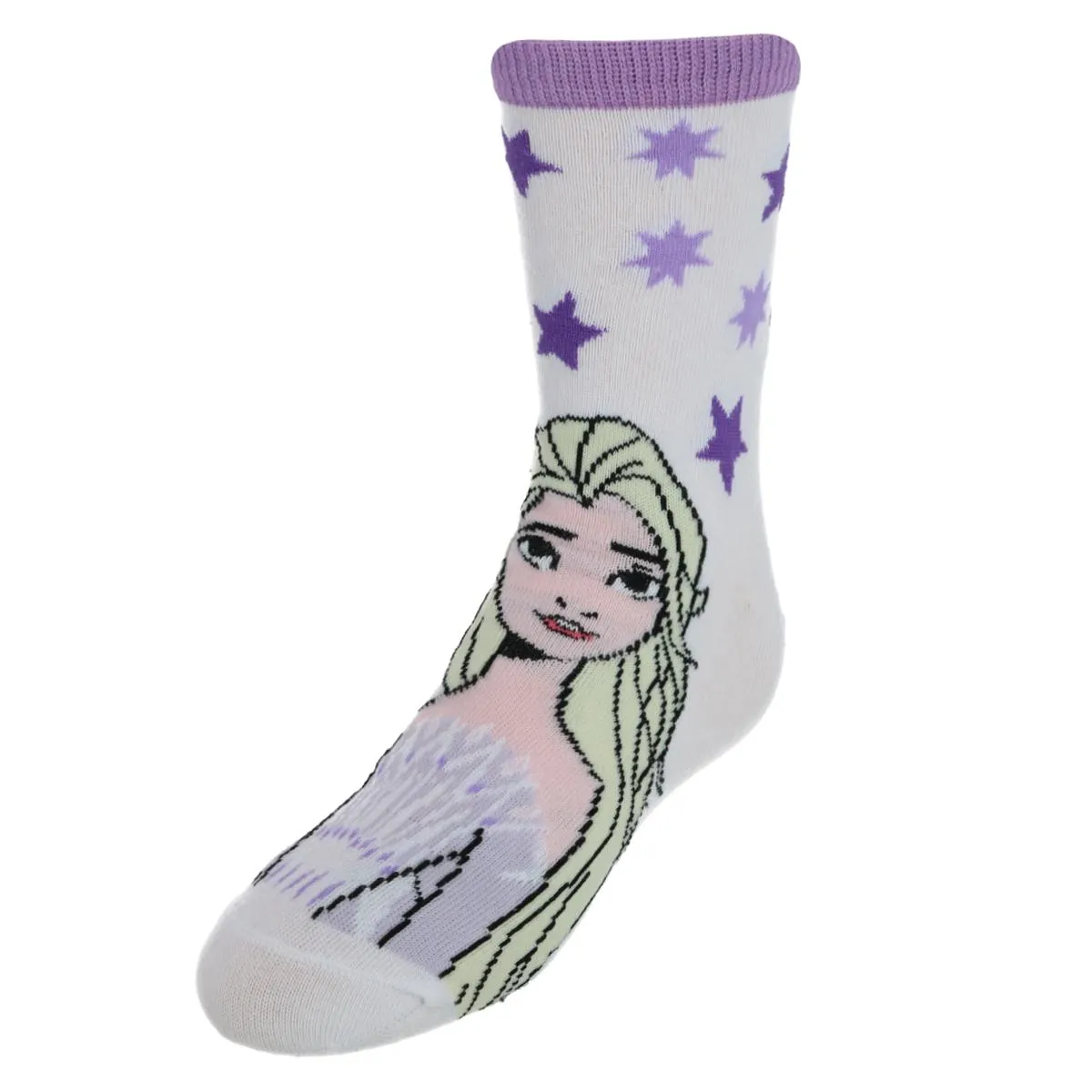Girl's Disney Frozen Anna  Elsa and Olaf Soft Socks (3-Pack)