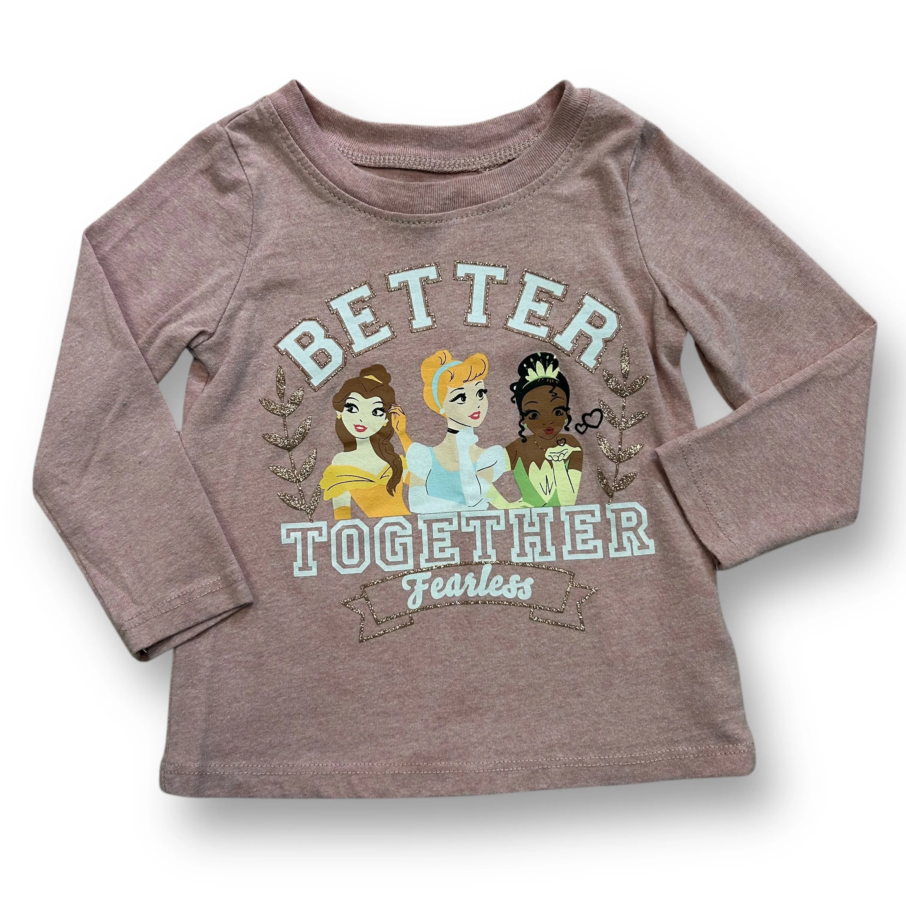 Girls Disney Princess Size 2T Better Together Long Sleeve Shirt