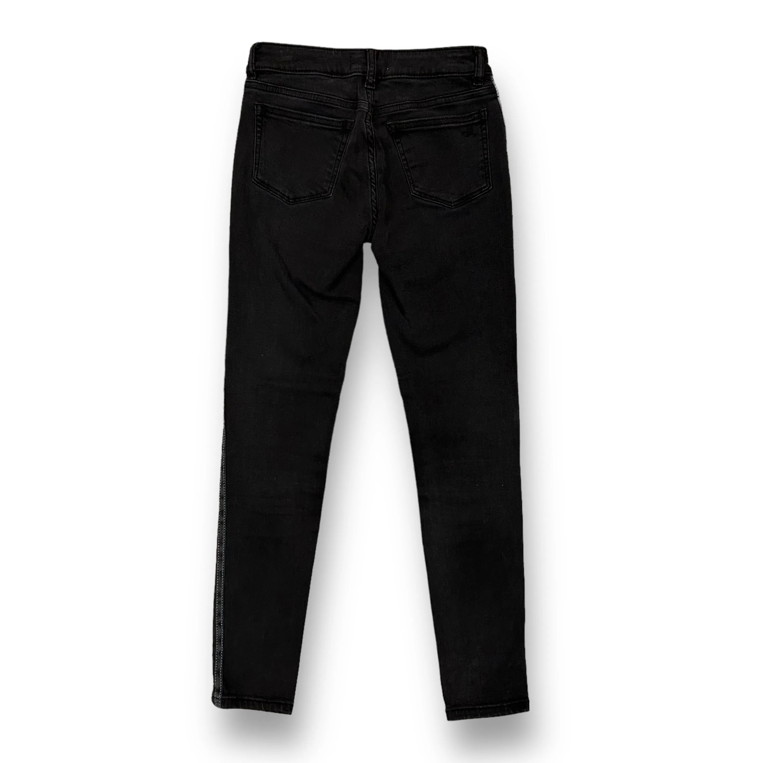 Girls DL1961 Size 12 Black Denim Chloe Skinny Jeans