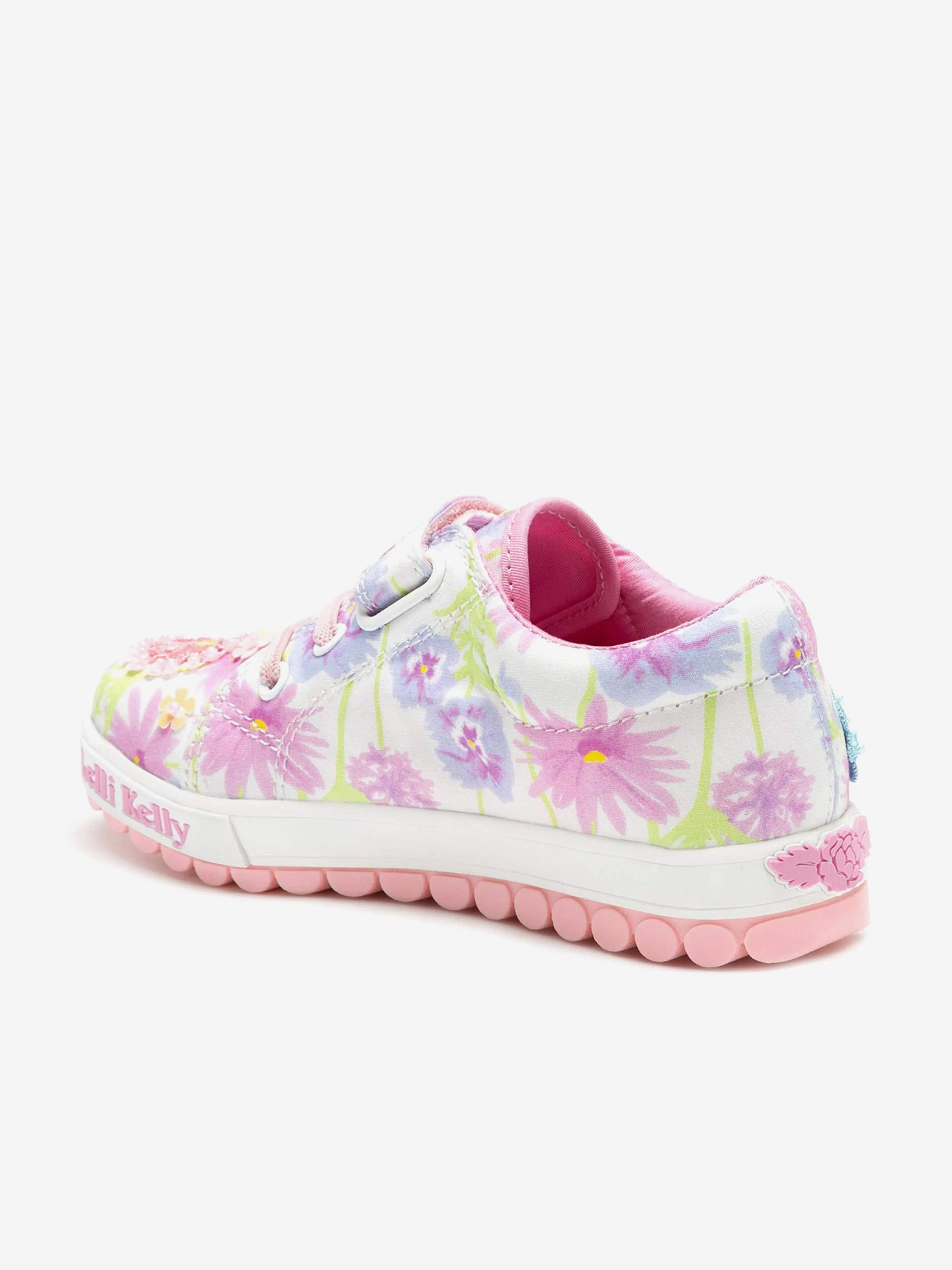 Girls Eloise Strap Trainers in White