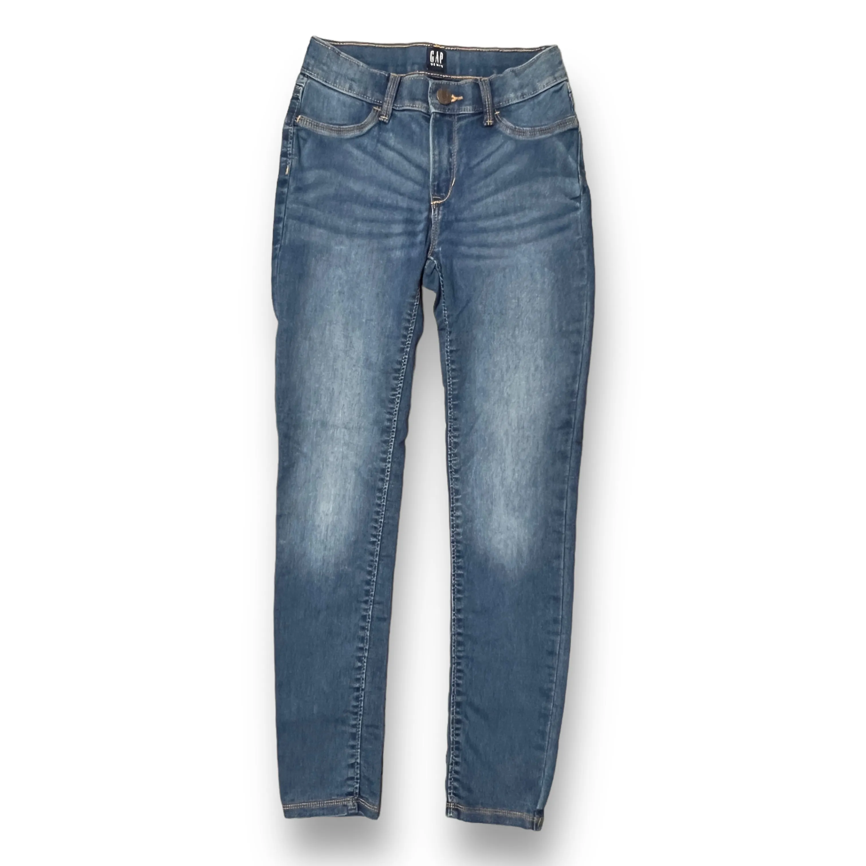 Girls Gap Kids Size 12 Youth Jeans Dark Wash Denim Jegging