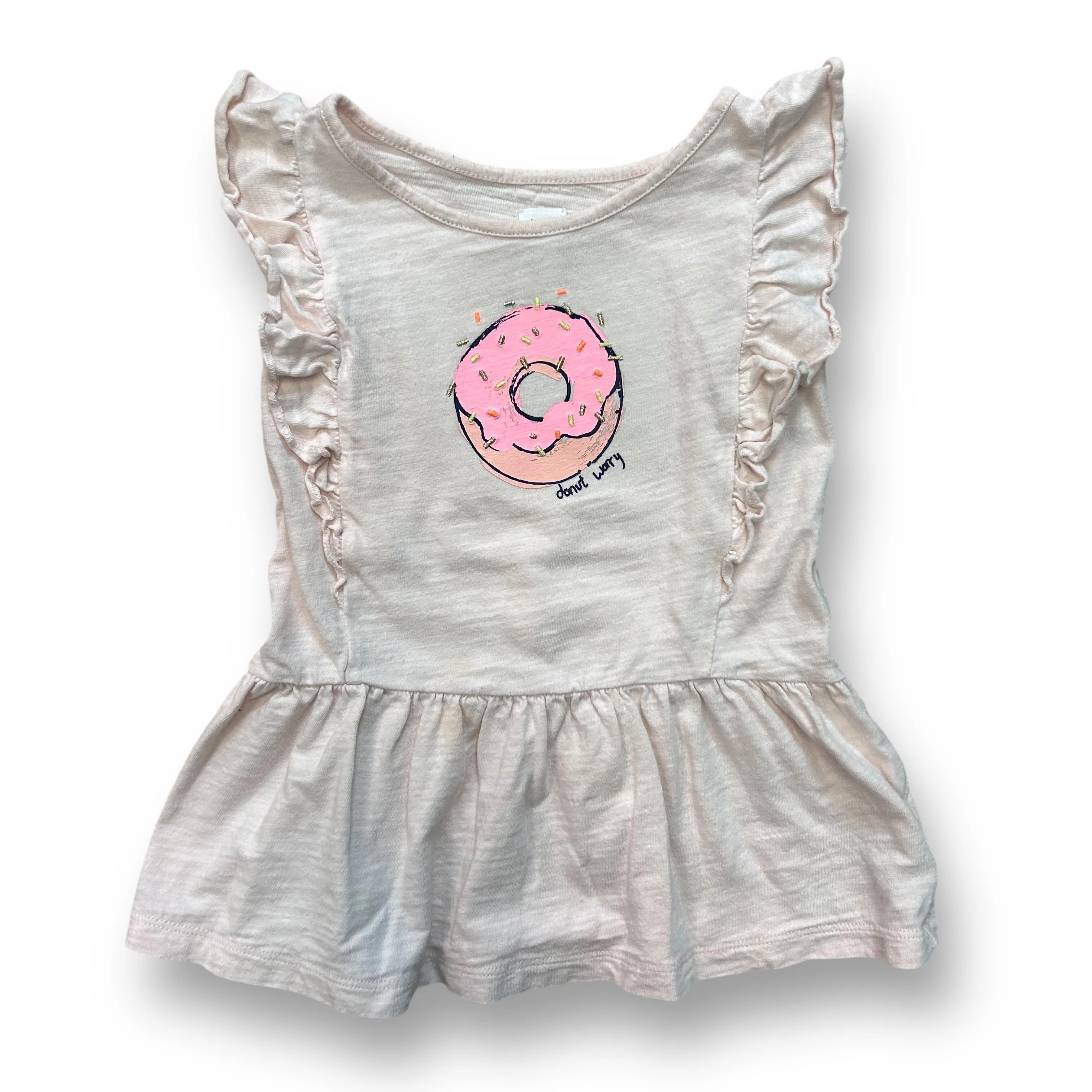 Girls Gap Size 12-18 Months Pale Pink Donuts Dress