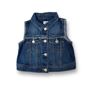 Girls Gap Size 2 Denim Sleeveless Vest