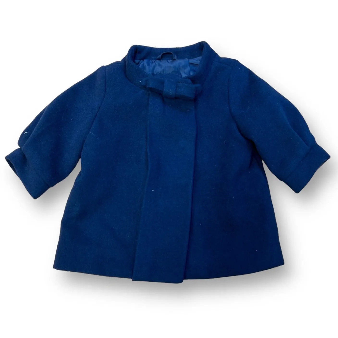 Girls Gap Size 3-6 Months Navy Pea Coat