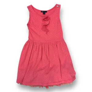 Girls Gap Size 6/7 YSM Pink Polka Dot Tulle Bottom Dress