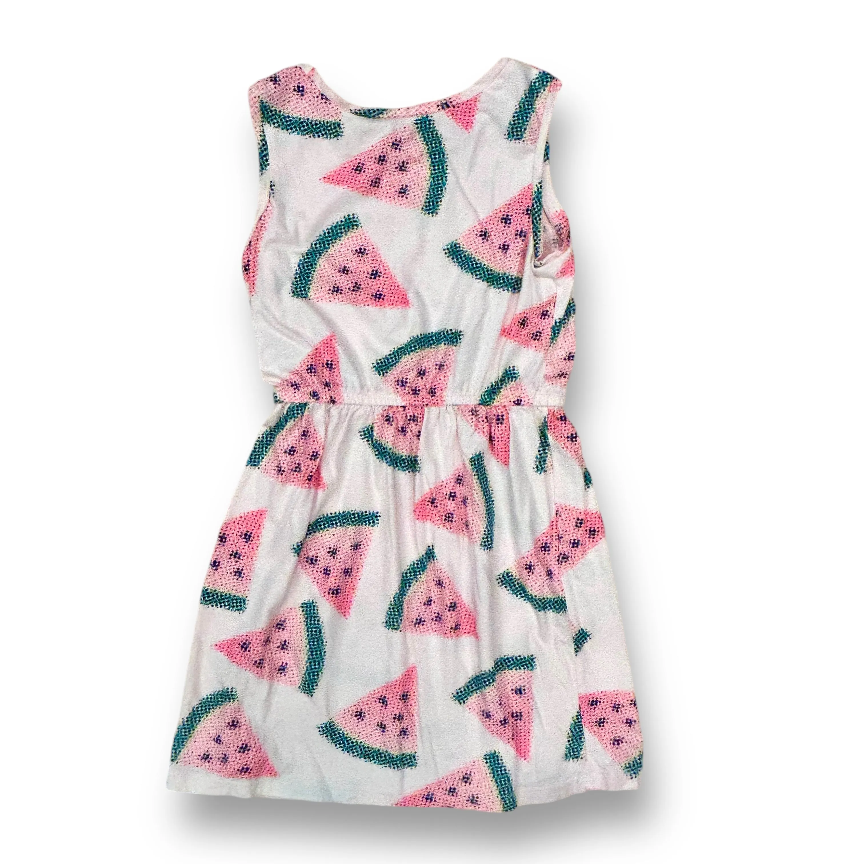 Girls Gap Size 8 M Pink Sleeveless Watermelon Print Dress