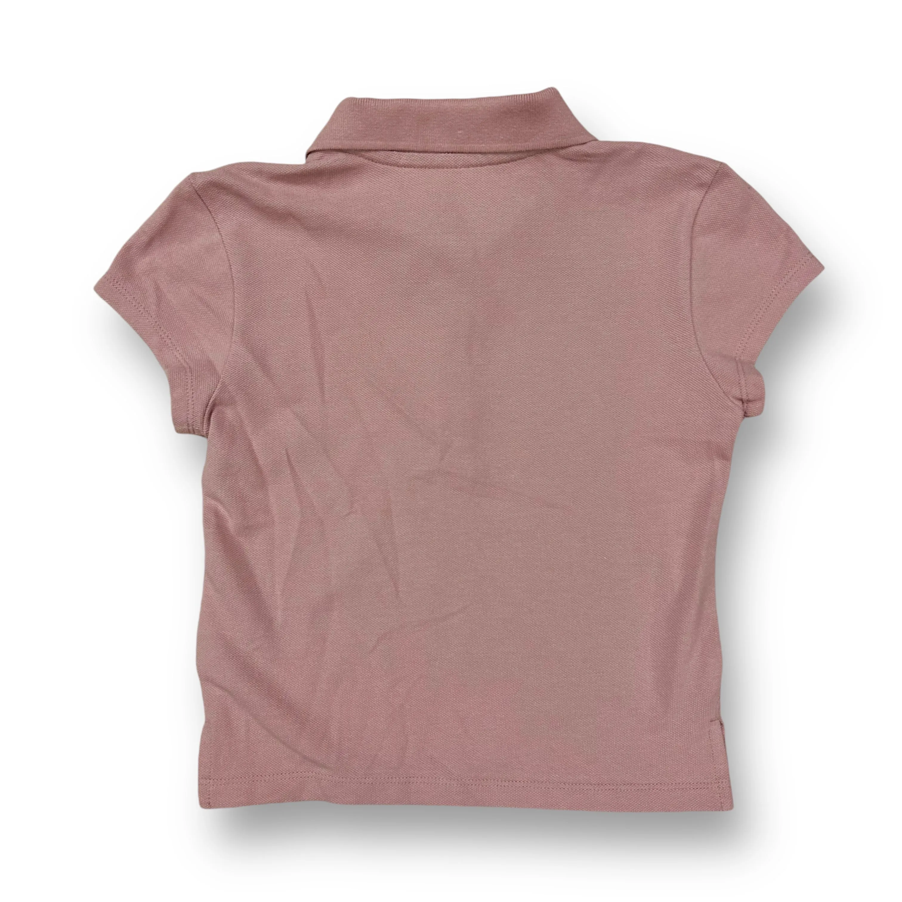 Girls Gap Size 8 Pink Blush Short Sleeve Cropped Polo Shirt
