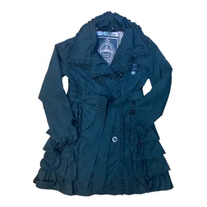 Girls Glamorous Le Chic Size 6X/7 Dark Gray Boutique Spring Jacket
