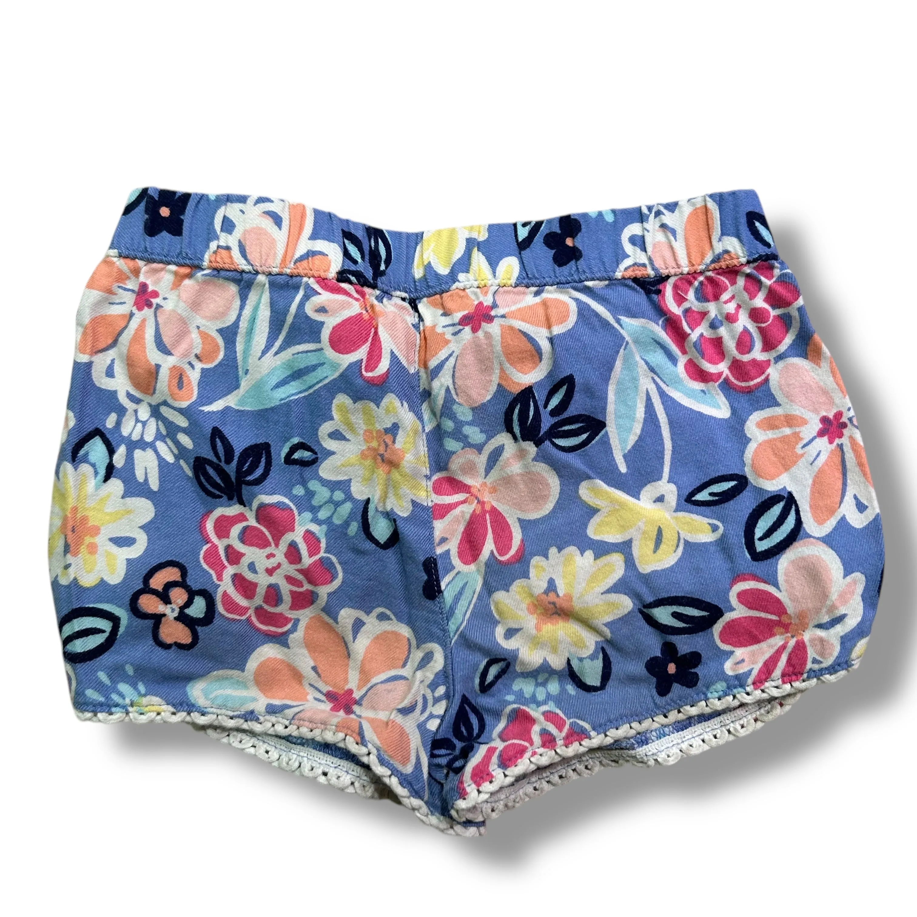 Girls Gymboree Size 4T Floral Print Cute & Comfy Shorts