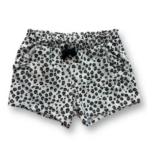 Girls H&M Size 18 Months Tan Animal Print Pull-On Shorts
