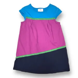 Girls Hanna Andersson Size 5 110 Blue/Purple Cotton Dress