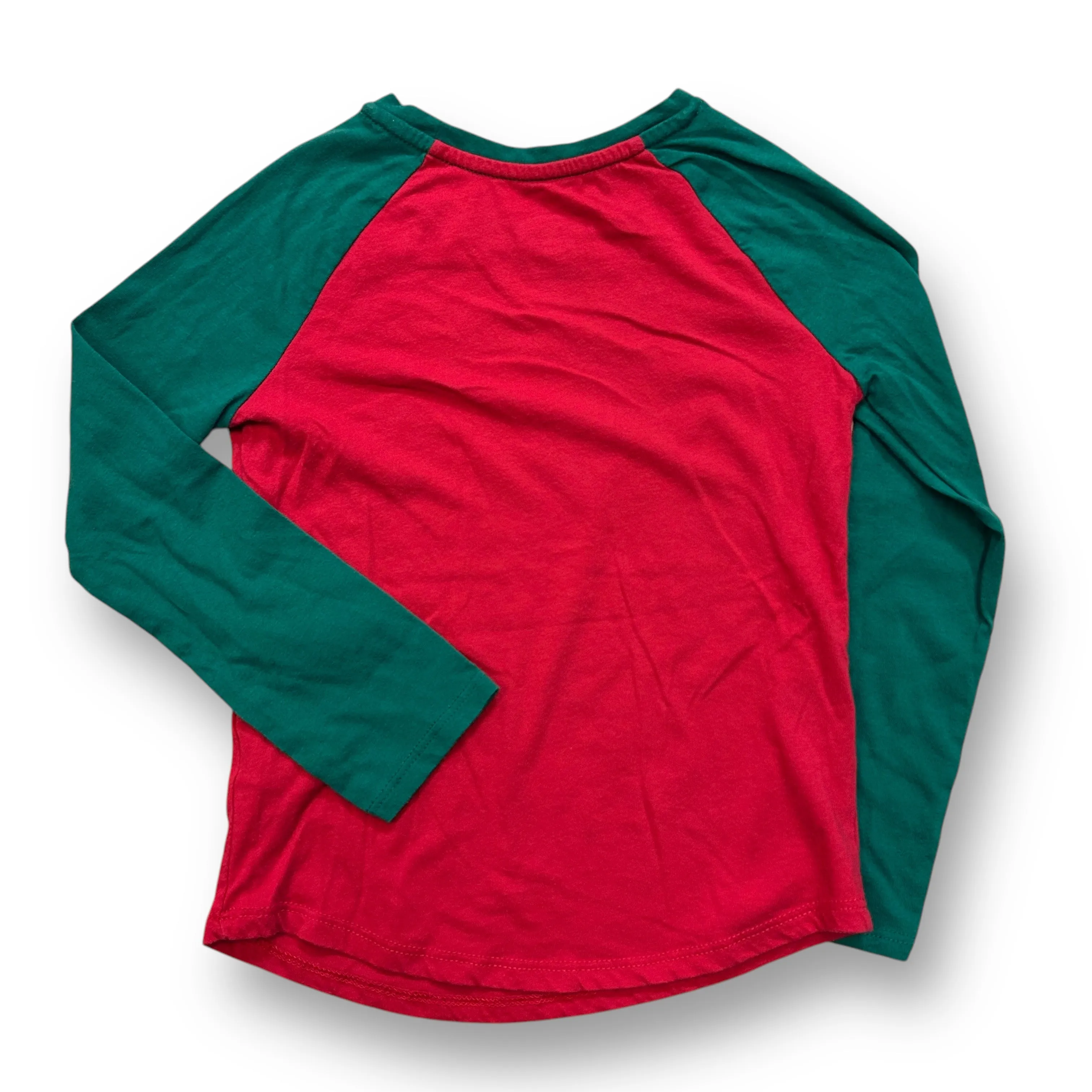 Girls Holiday Time Size 6/6X Red Christmas Elfie Long Sleeve Shirt