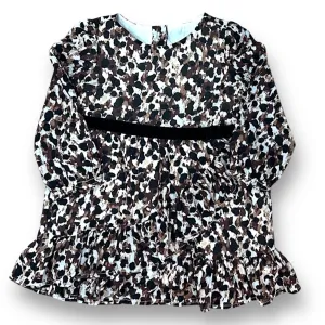 Girls Janie and Jack Size 18-24 Months Animal Print Ruffle Dress