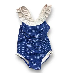 Girls Janie and Jack Size 18-24 Months Polka Dot Ruffled Bathing Suit