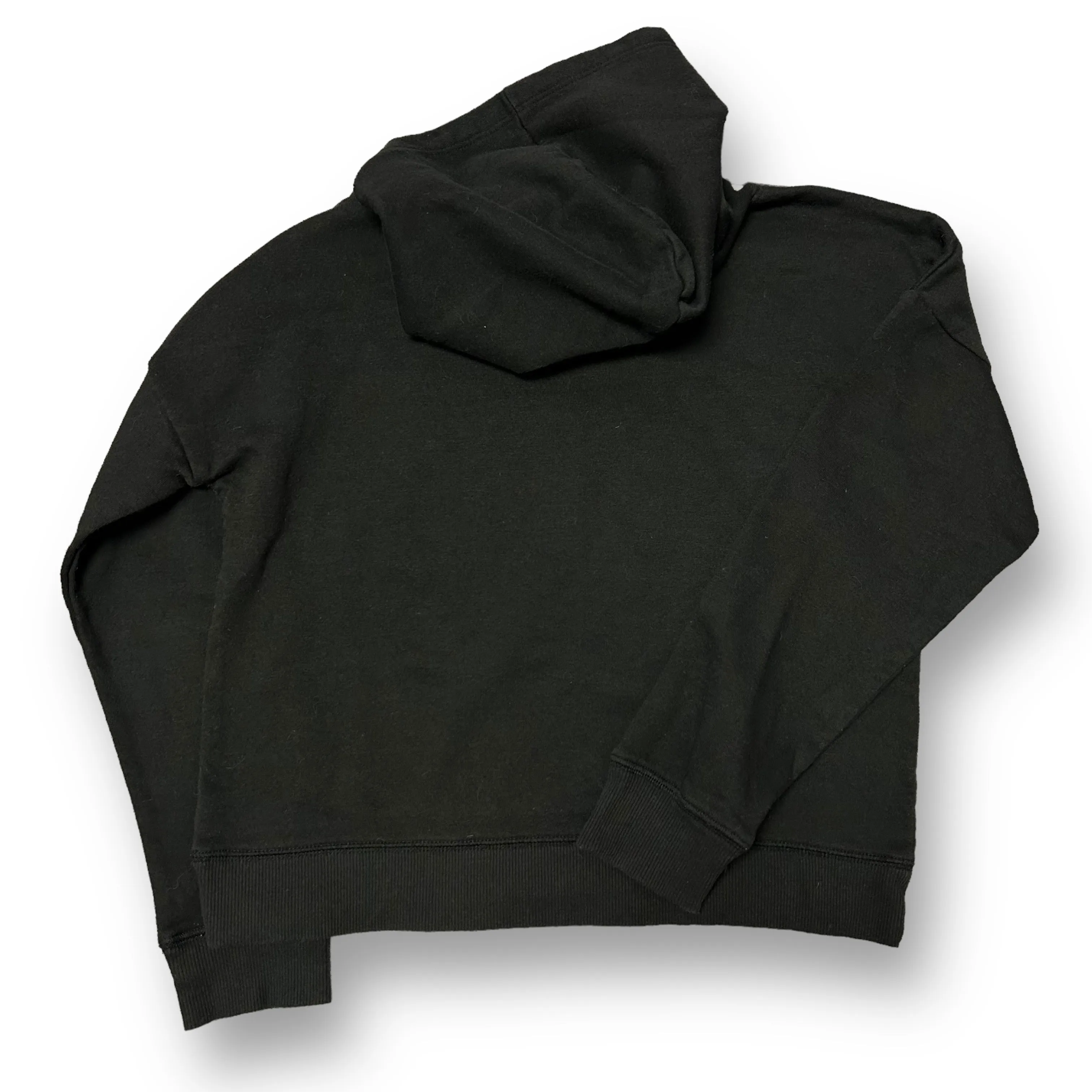 Girls Justice Size 12/14 Black Shimmer Logo Hoodie