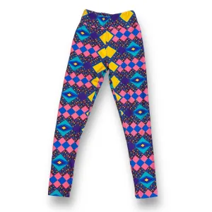 Girls Lularoe Size Tween 12/14 Multi-Color Leggings